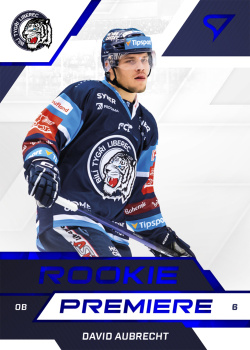 David Aubrecht Liberec Tipsport ELH 2022/23 SportZoo 2. serie Rookie Premiere /149 #RP-20